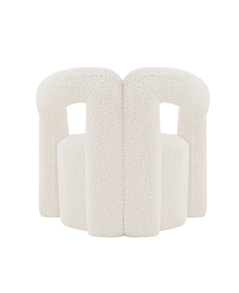 Manhattan Comfort Darian Modern 28.74" Boucle Upholstered Accent Chair