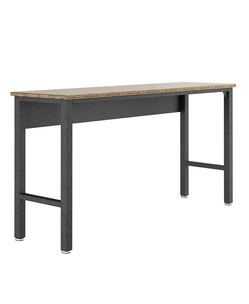 Manhattan Comfort Fortress 37.6" Metal Garage Table