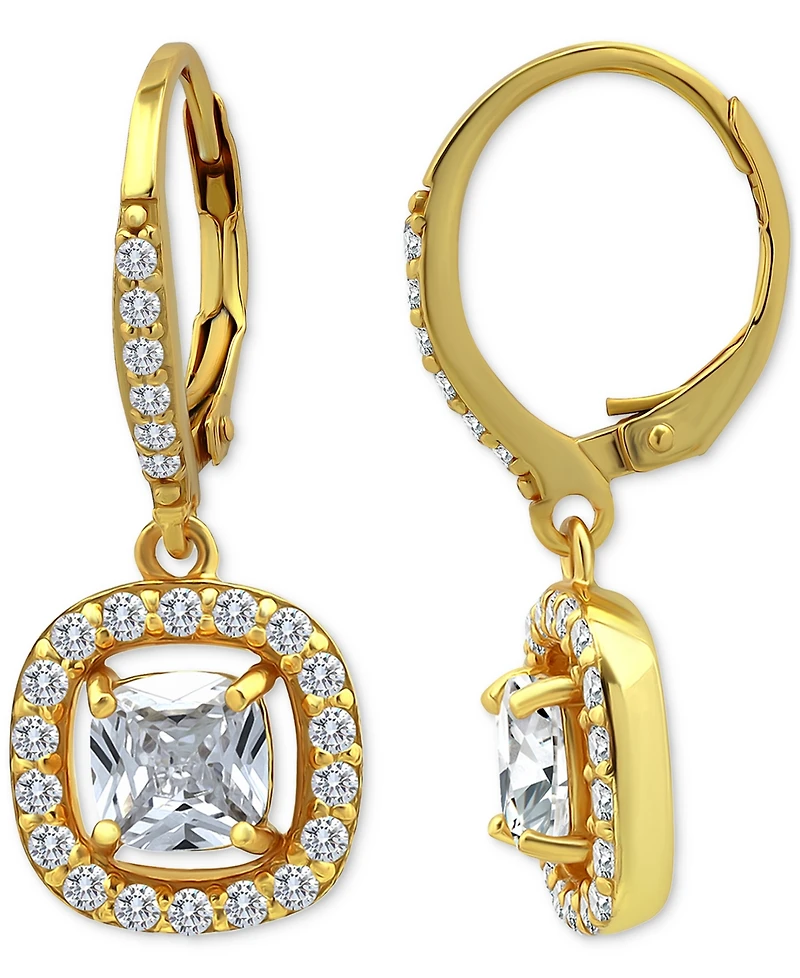 Giani Bernini Drop Earrings (2-1/2 ct. t.w.) in 18K Gold Plated Sterling Silver, Macy's Exclusive
