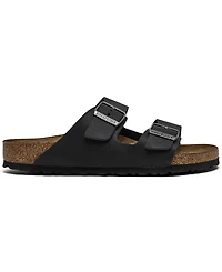 Birkenstock Men's Arizona Essentials Leather Two-Strap Sandals from Finish Line