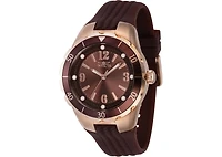 Invicta Women's 40312 Angel Quartz 3 Hand Dark Brown Dial Watch