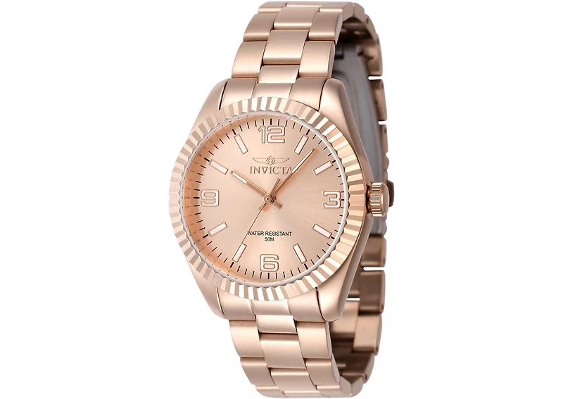 Invicta Women's 47477 Specialty Quartz 3 Hand Rose Gold Dial Watch