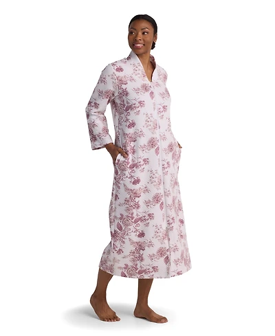 Miss Elaine Women's V-Neck Long Sleepwear Robe