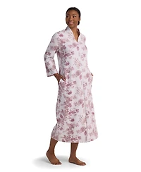 Miss Elaine Women's V-Neck Long Sleepwear Robe