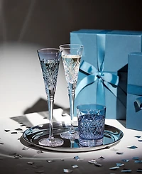Waterford Winter Wonders Icy Blue Snowflake Flute