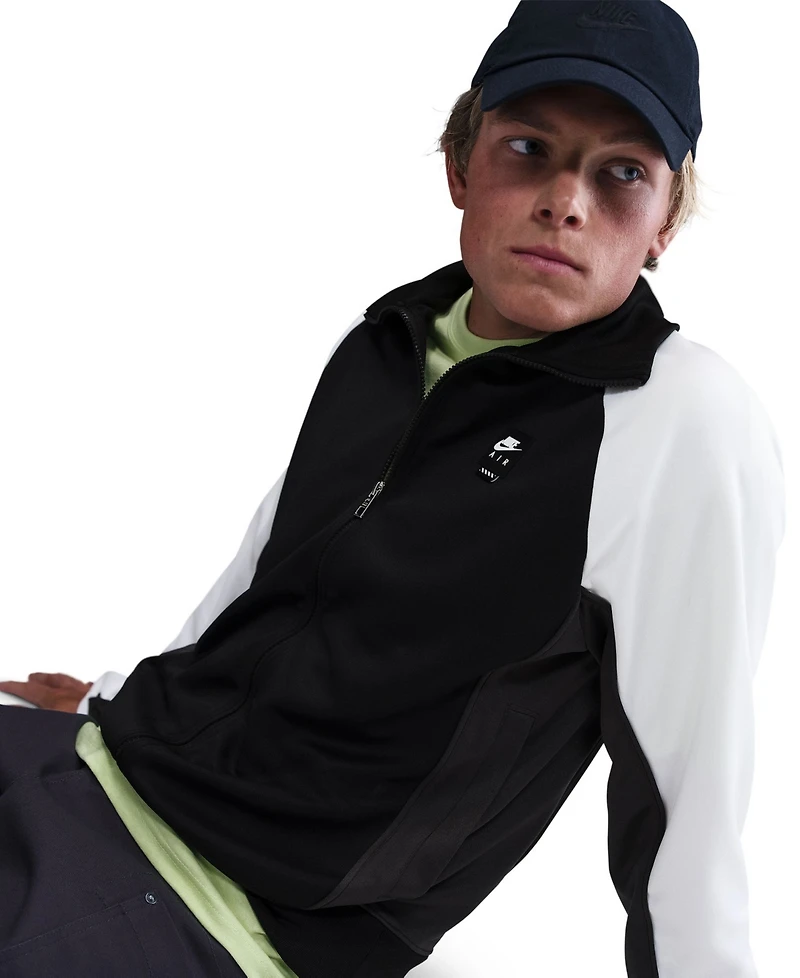 Nike Air Men's Relaxed Fit Colorblocked Zip-Front Jacket