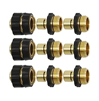 Twinkle Star Garden Hose Quick Connector Water Hose Fitting Male and Female 9-Pack