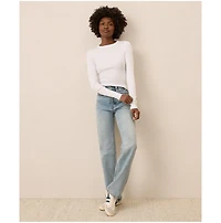 Pact Women's Perfect Rib Long Sleeve Tee