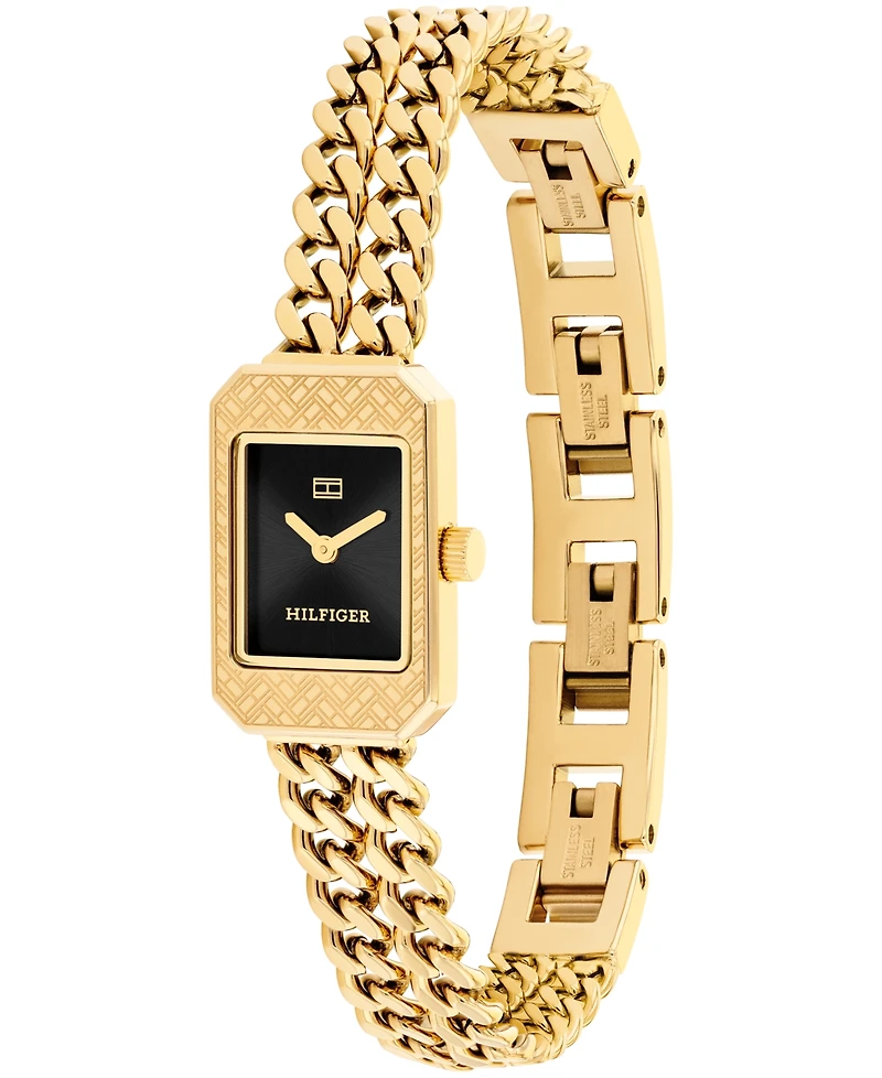 Tommy Hilfiger Women's Quartz Gold Tone Stainless Steel Bracelet Watch, 16mm