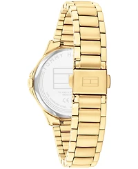 Tommy Hilfiger Women's Quartz Gold Tone Stainless Steel Bracelet Watch, 34mm
