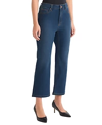 Jones New York Petite Cropped Fit Flared Jeans