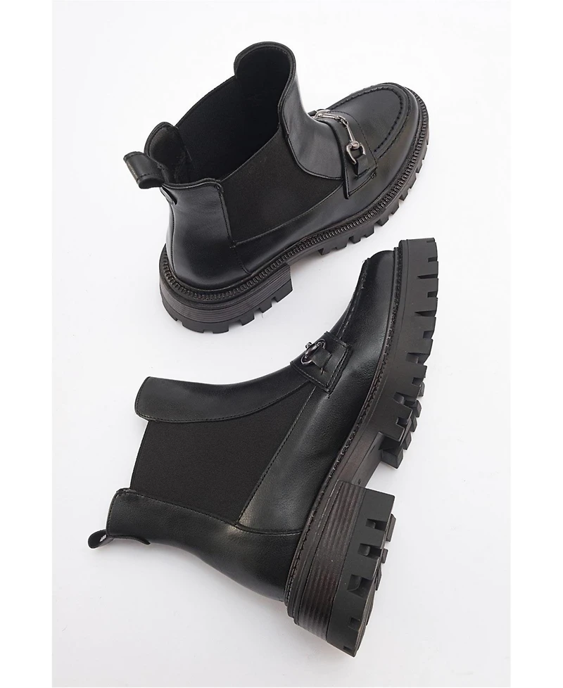 Prologue Shoes Vesper Buckled Chelsea Boot (Women)