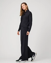 Cable & Gauge Grommet Detail Top Wide Leg Pant Lounge Set