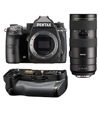 Pentax K-3 Mark Iii Aps-c-Format Dslr Camera , Black with Pentax Hd Pentax-d Fa 70-210mm F4 Ed Sdm Wr Lens, Pentax D-BG8 Battery Grip