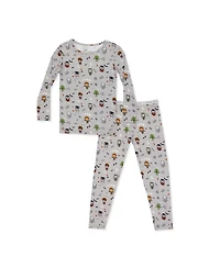 Bellabu Bear Unisex Kids' Little Monsters Set of 2 Piece Pajamas