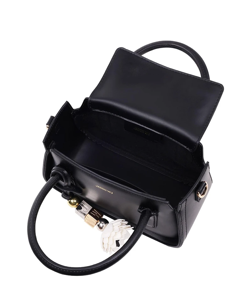 Jason Wu Structured Mini Bag with Removable Crossbody Strap & Jw Charm