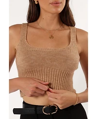 Petal and Pup Women's Isabel Sweater Top - Beige