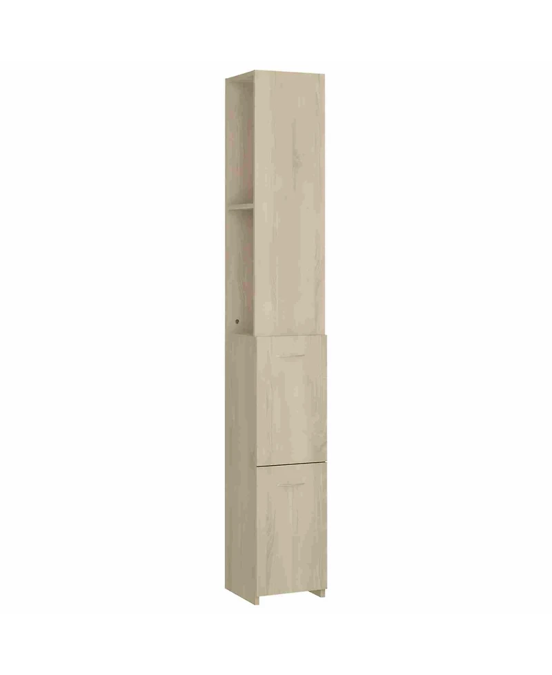 Boyel Living66.9" Tall Modern Bathroom Cabinet with Open Shelves For Laundry Rooms or Washrooms