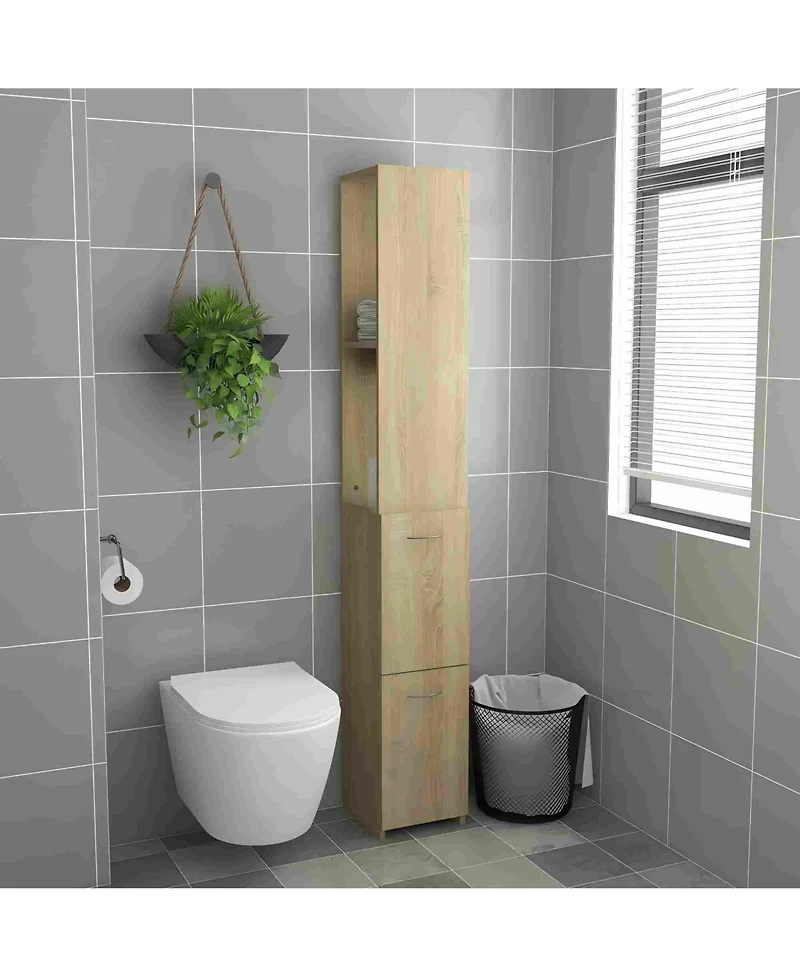 Boyel Living66.9" Tall Modern Bathroom Cabinet with Open Shelves For Laundry Rooms or Washrooms