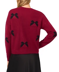 CeCe Women's Bow Applique Sweater