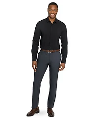 ConStruct Men's Solid Performance Stretch Cooling Comfort Dress Shirt