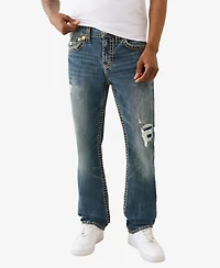 True Religion Men's Ricky Super T Flap Straight Jeans