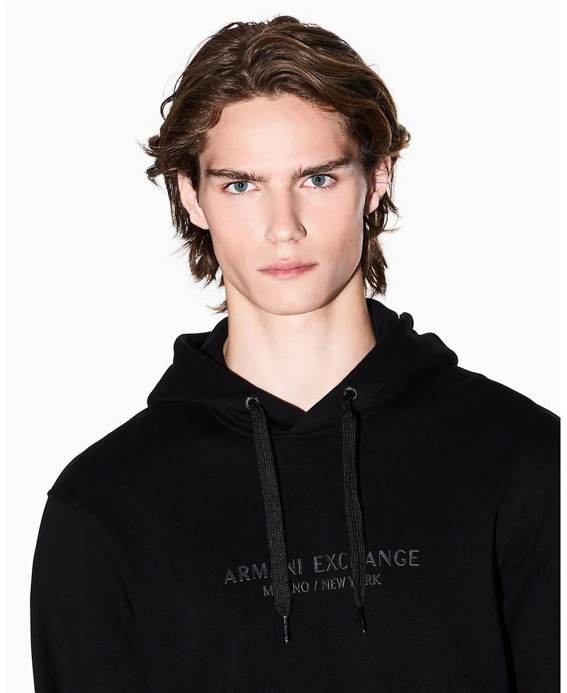 A|X Armani Exchange Men's Milan Ny Logo Hoodie