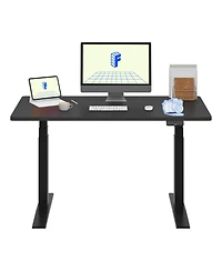 Flexispot E7-commercial Electric Adjustable Standing Desk, Rectangular Chipboard
