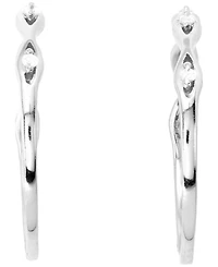 Macy's 2-Piece Cubic Zirconia Stackable Ring Set (0.15 ct. t.w.) in Sterling Silver