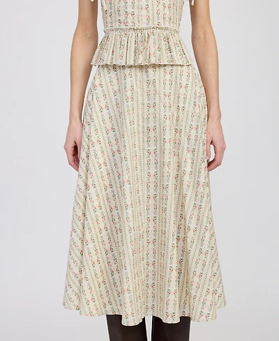 En Saison Women's Rosalia Midi Skirt