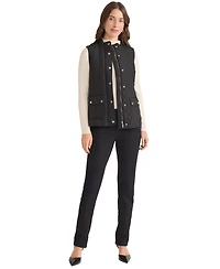Jones New York Women's Patch Pocket Vest Jacket
