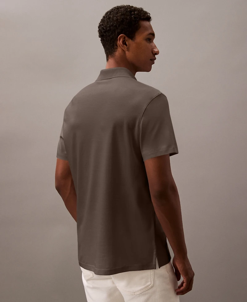 Calvin Klein Men's Short Sleeve Supima Cotton Polo Shirt