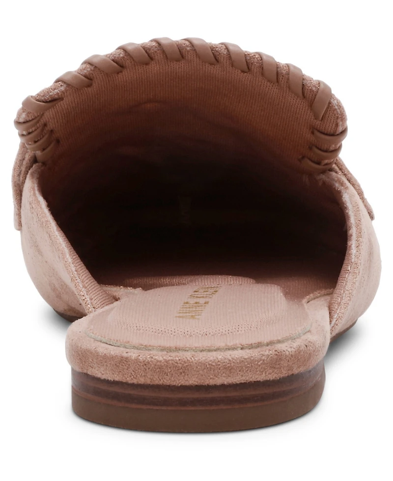 Anne Klein Women's Alora Square Toe Slip On Mules