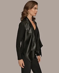 Donna Karan New York Women's Flyaway Long Sleeves Jacket