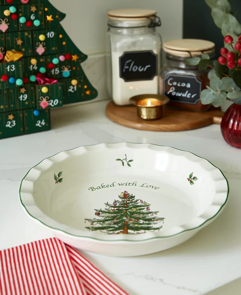 Spode Christmas Tree Pie Dish