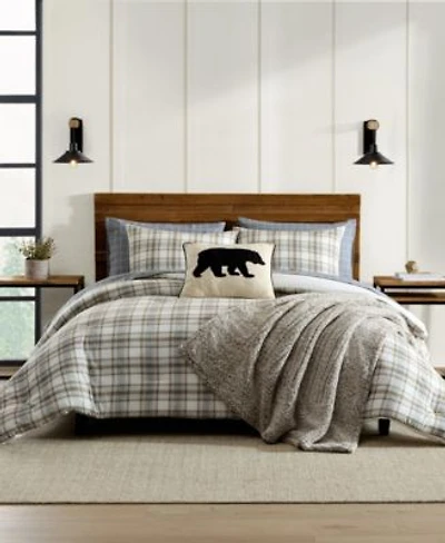 Eddie Bauer Ashland Plaid Cotton Reversible Comforter Set