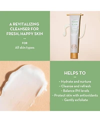 Facial Wash | Clean Slate by The Organic Skin Co. | Face Wash for Women and Men | Face Care | Exfoliating Face Wash with Aha | Gentle Face Cleanser fo