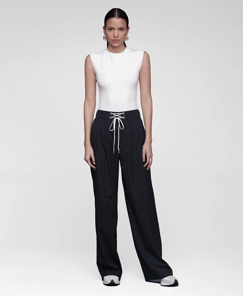 Avec Les Filles Women's Wide Leg Trousers