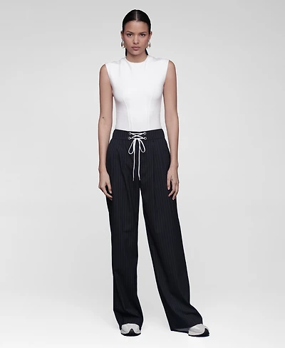 Avec Les Filles Women's Wide Leg Trousers