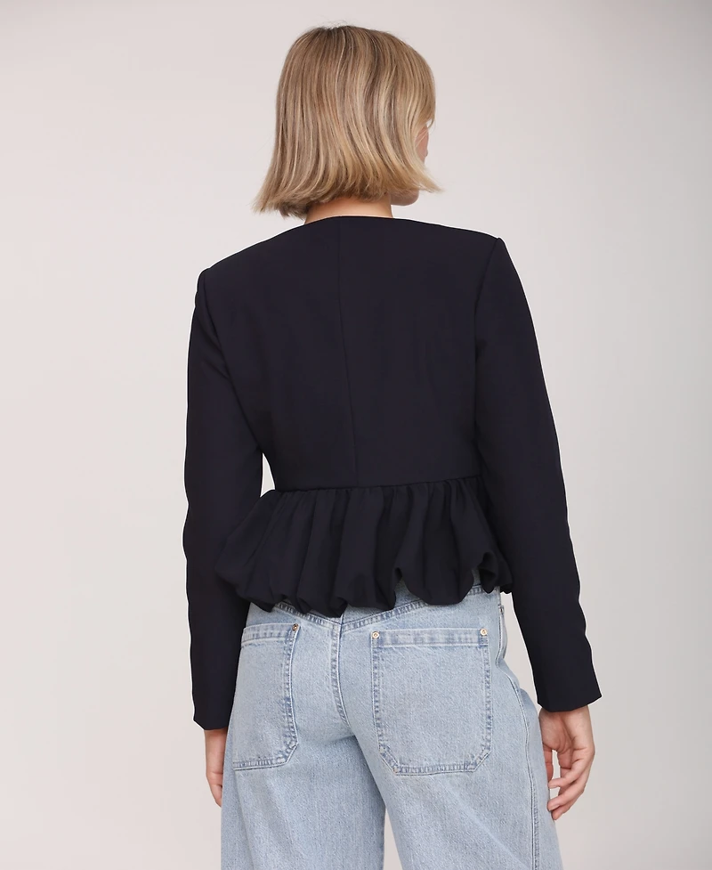 Avec Les Filles Women's Long Sleeve Bow Jacket