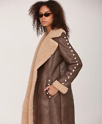 Avec Les Filles Women's Spread Collar Coat