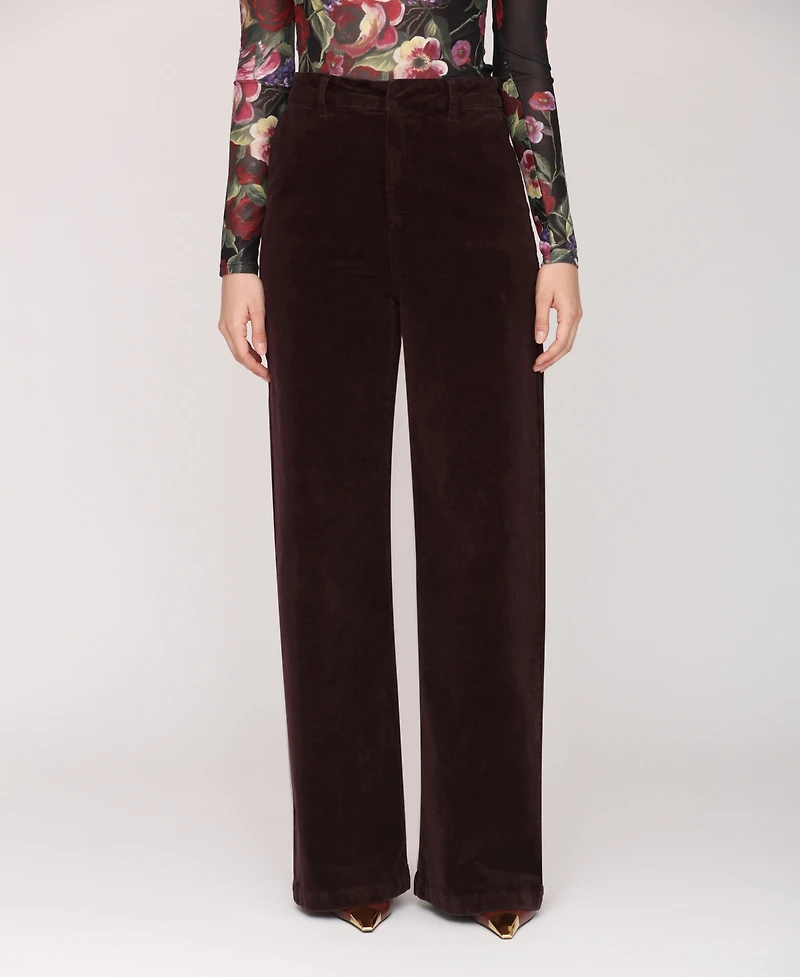 Avec Les Filles Women's Wide Leg Trousers