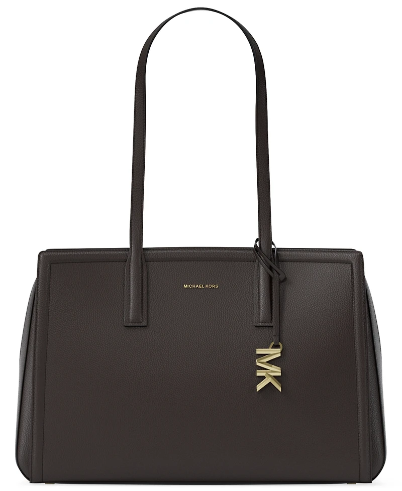Michael Kors Women's Laila Medium Leather Tote Bag