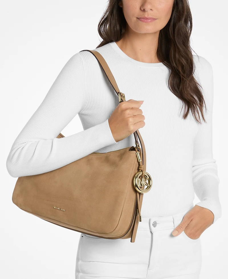 Michael Kors Nolita Medium Nubuck Convertible Shoulder Bag