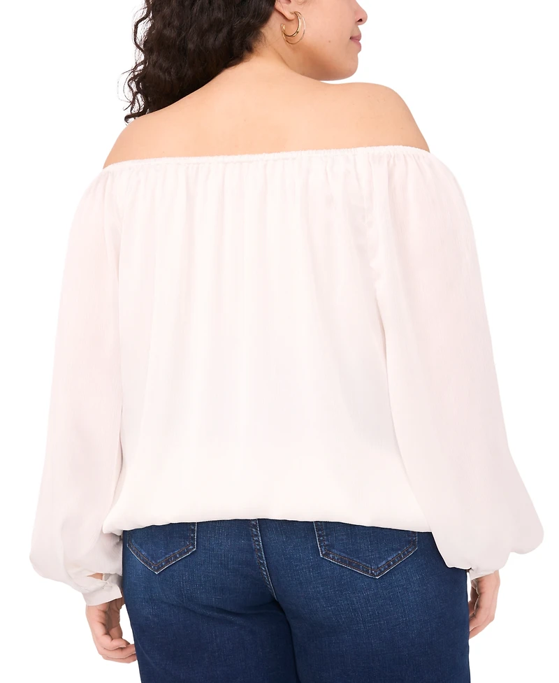 Vince Camuto Plus Long Sleeve Top
