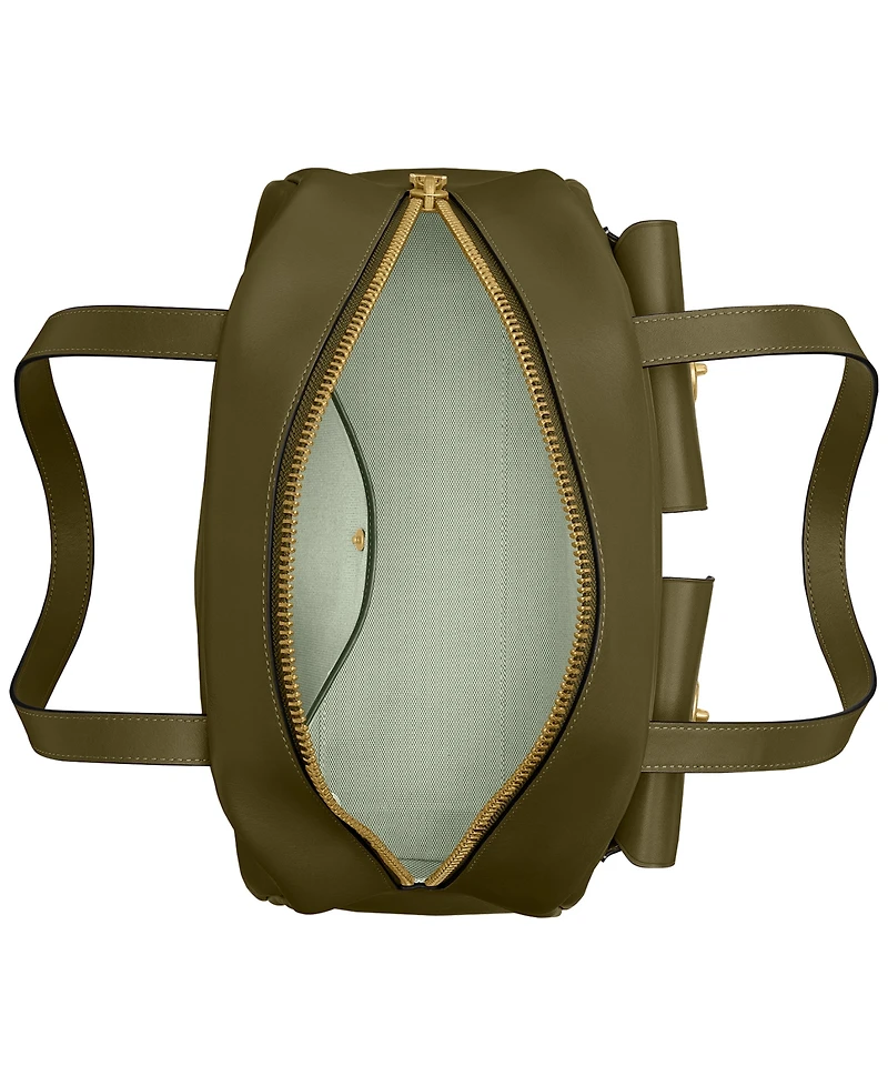 Coach Originals Twin Turnlock Medium Waxed Leather Bag