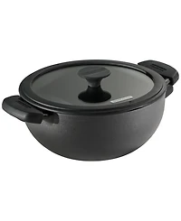 Tramontina Utsava Pre-Seasoned Cast Iron 3.9-Quart Kadai with Lid