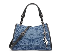 Karl Lagerfeld Paris Luciene Denim Shoulder Bag