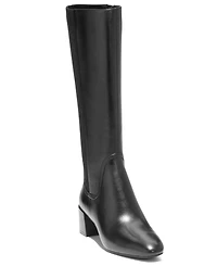 Cole Haan Women's Go-To-Serenna Block Heel Tall Shaft Dress Boots
