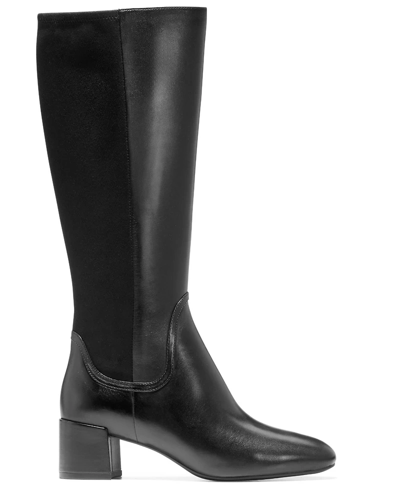 Cole Haan Women's Go-To-Serenna Block Heel Tall Shaft Dress Boots